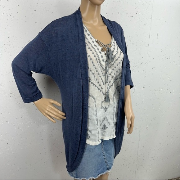 Sunday in Brooklyn Women’s Size XS Blue Open Cardigan - Picture 1 of 10